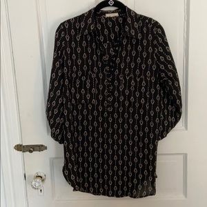 Woman’s blouse by pleione size S black cream